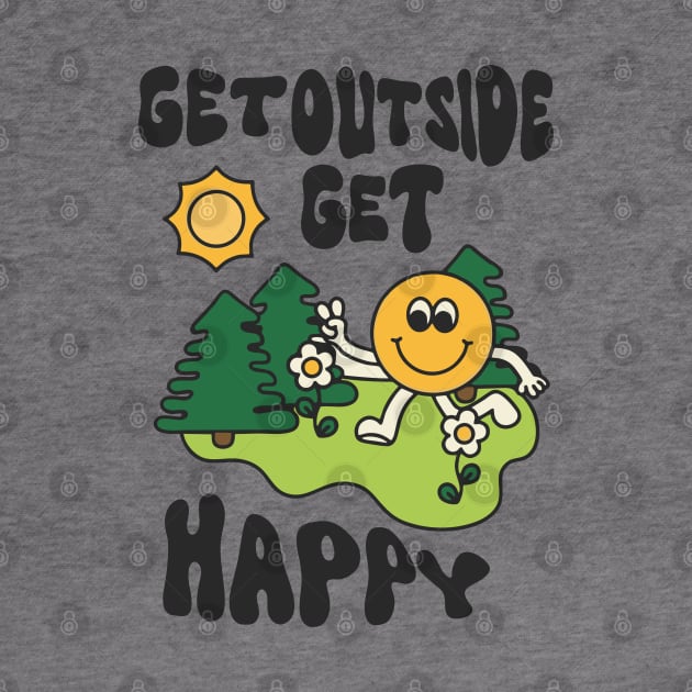 Get outside get happy by Qasim